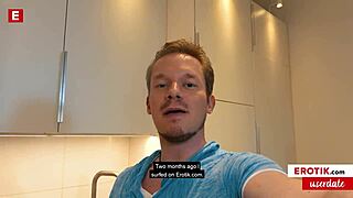 Sweet Candy Alexa, a horny German brunette, craves satisfaction with boots on, delivering a steamy blowjob in full scene.