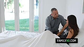 latina teen katya rodriguez seduces stepdad for better grades in steamy encounter