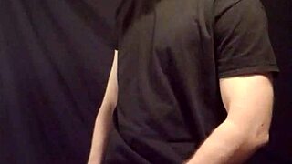 The Gay Man Feels Intense Pleasure Jerking Off His Monster Cock With Toys, Nude And Solo