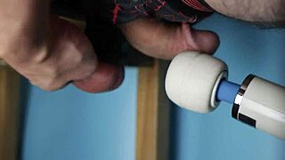 Her Hitachi toy makes me moan so loud during solo play