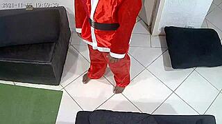 What to do with this latina woman's santa fetish in the shopping?