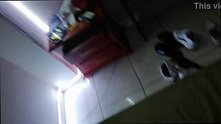 Wow, this sexy latina with big ass gives hardcore blowjob and swallows!