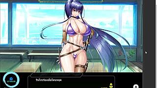 taimanin rpgx flashback rinko swimsuit scene 1 thai sub