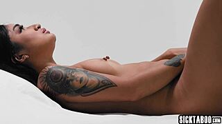 asian milf avery black masturbates perfect body taboo tattoo