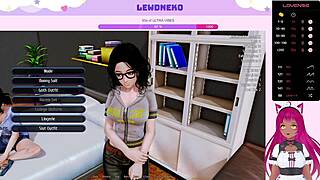 Vtuber Lewdneko explores harem hotel adventures in part 19