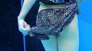 Slutty walk by adriana underwater