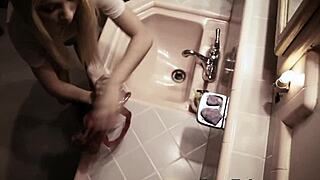 Tattooed Goth Babe Assfucked Doggy Style!