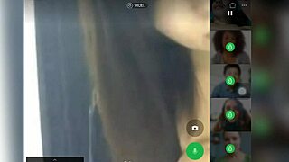 This cute asian teen shows off her big tits in a fun way