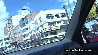 Pick Up Casting with Busty Colombiana Beauty in Homemade Hardcore Interview