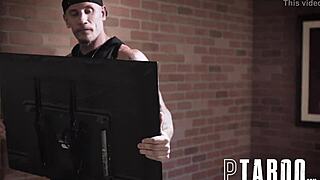 Lena Paul gets bent over in doggystyle with big tits and ass riding.