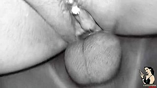 Wow! Tattooed Paty Angel takes a cumshot from married MILF after wild anal!