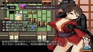 kunoichi peony gameplay with wild groping and virgin action.