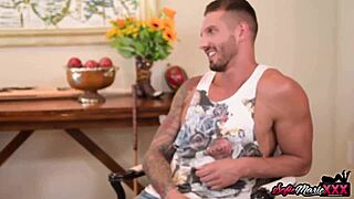 Mischievous MILF Sofie Marie feels the thrill of cuckolding her husband with a stranger's monster cock in missionary.