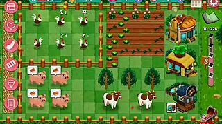 i-i'm playing nutaku booty farm hentai game part 17, flashing big tits and ass