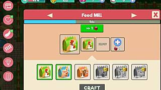 i-i'm playing nutaku booty farm hentai game part 17, flashing big tits and ass