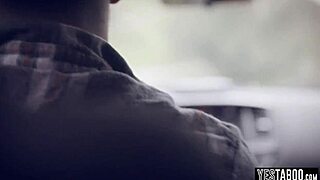 This Cute Teen Hitchhiker Craves Outdoor Roughness?