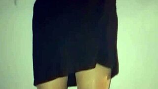 Mature Woman Cleaning At Night In Stockings!