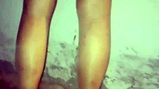 Mature Woman Cleaning At Night In Stockings!