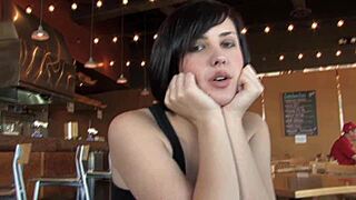 Can You Believe This Sexy Brunette Got Caught Naked In Public During Her Interview?