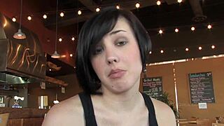 Can You Believe This Sexy Brunette Got Caught Naked In Public During Her Interview?