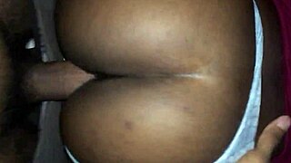 ebony girlfriend bent over for intense doggystyle with her friend