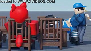 Just chilling with a wild Roblox Arsenal clip turned steamy.