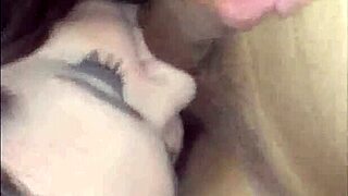 Brazilian amateur sucks asshole in retro oral Greek kiss scene