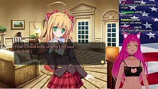 Vtuber dives into playing 'My Girlfriend is the President' part 1 with comedy and parody