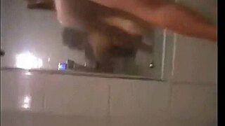 sweet amateur teen couple fucks hard in the bath