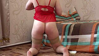 Watch this hot milf bounce her stunning ass on a massive dildo. She nails anal play with homemade fetish vibes!