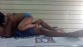 Bride giving handjob to ex-boyfriend at wedding