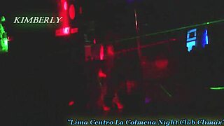 Sensual Peruvian dancers in a nightclub