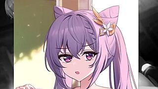 Oh gosh, I can’t stop watching Keqing hentai from Genshin Impact!