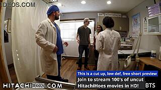 i'm freshman sheila daniels moaning as doctor tampa gives me hitachi magic wand orgasms during my college physical.