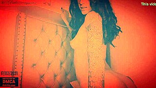 Gia Baker explores her body with toys and dildo while dancing teasingly