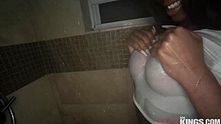 Can Tori Mantana handle deepthroat in the shower with that hard dick?