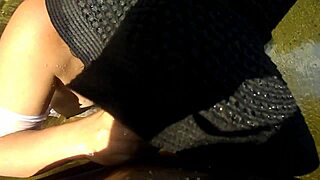 Outdoor blowjob compilation with big tits