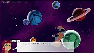 Cartoon porn game: Hentai game with 18titans