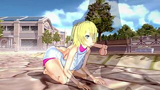 3D Hentai Big Ass and Big Tits in Wild Action
