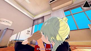 Koikatsu fast handjob with Edward and Winry from Full Metal Alchemist!