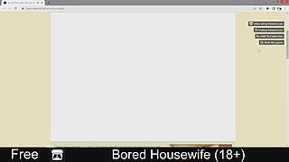 bored housewife 18 explores interactive erotic activities at home