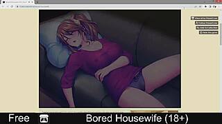 bored housewife 18 explores interactive erotic activities at home