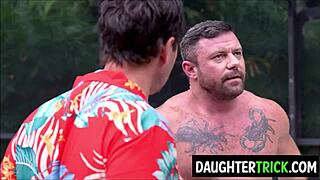 bbqing with my stepdaughter, swapping partners, fucking her ass hard?