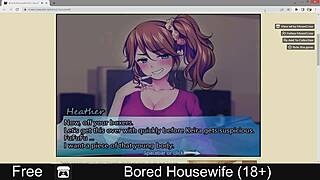 bored housewife 18 explores interactive erotic activities at home