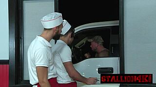 epic gay threesome unfolds at local restaurant