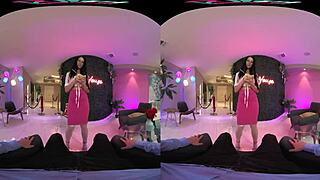 Vrhush Fiercely Fucks Brunette Cocktail Waitress Alex Coal In Doggystyle!