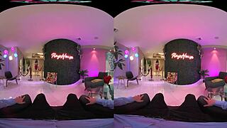 Vrhush Fiercely Fucks Brunette Cocktail Waitress Alex Coal In Doggystyle!