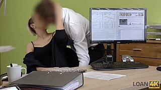 naughty czech teen trades sex for cash at casting. just another day!