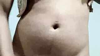 Travesti Masturbating with Intense Pleasure in Solo Session