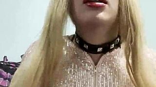 Travesti Masturbating with Intense Pleasure in Solo Session